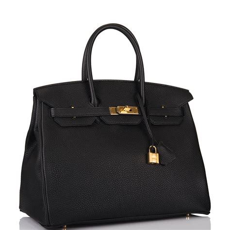 hermes black togo leather birkin|hermes 35cm birkin bag.